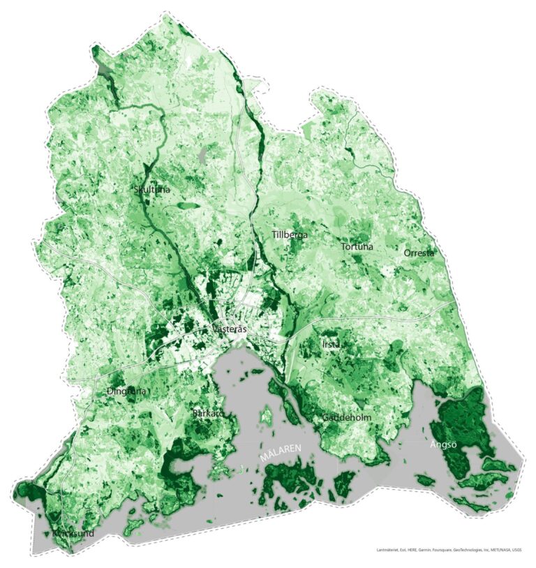 Kommuntäckande ekosystemtjänstkartering för Västerås kommun
